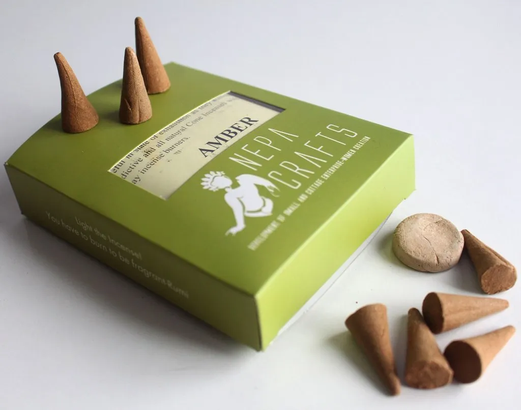 Amber Cone Incense