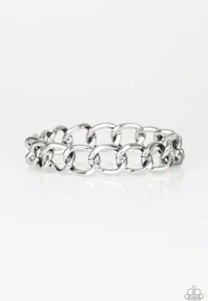 CHAINge of Scene Silver Bracelet - Paparazzi Accessories