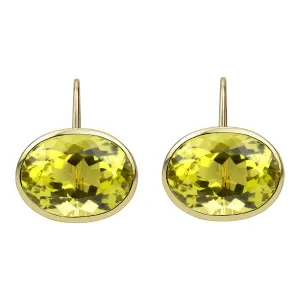Earrings - Lemon Quartz