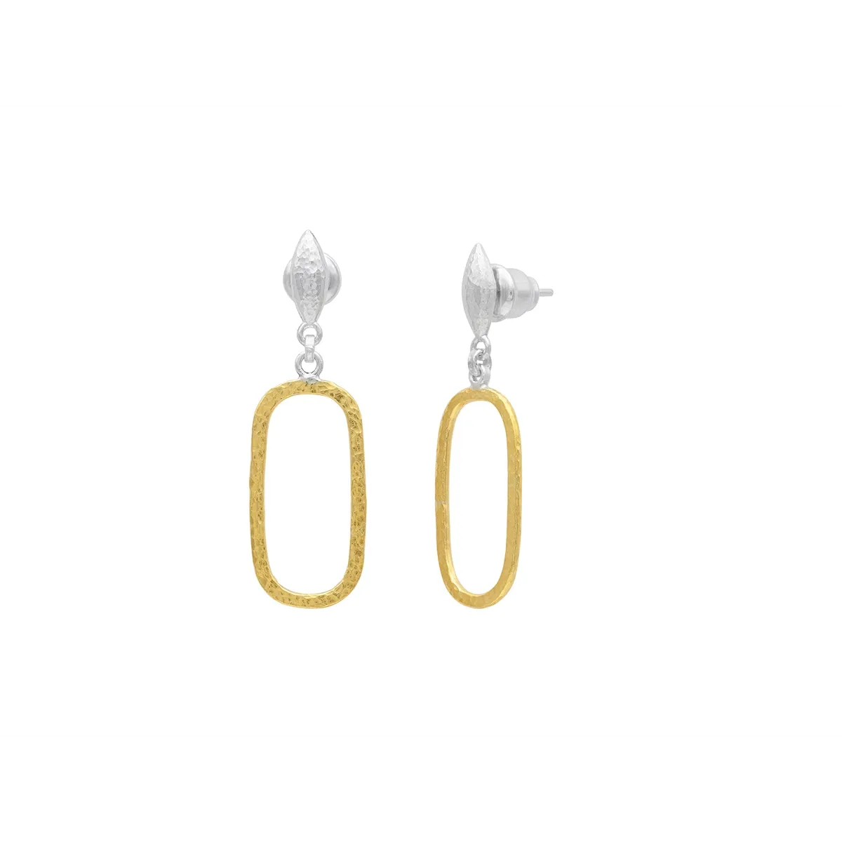 Gurhan Dangle Earrings in Sterling Plated with 24K Gold