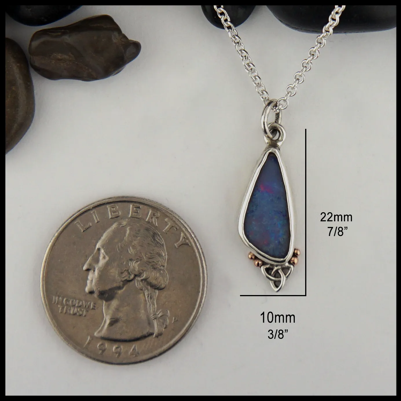 Opal Asymmetrical Pendant