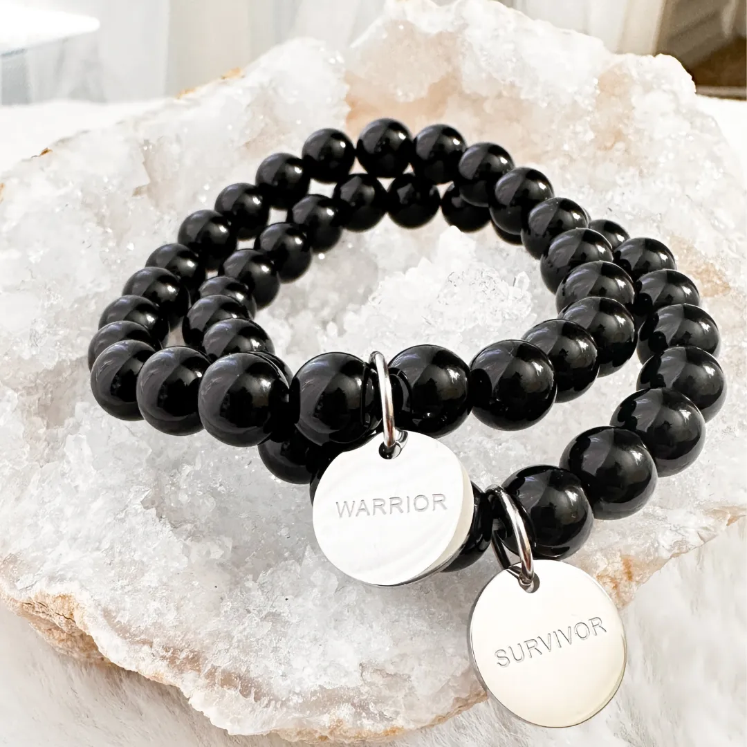 Survivor / Warrior Bracelet - Black Onyx